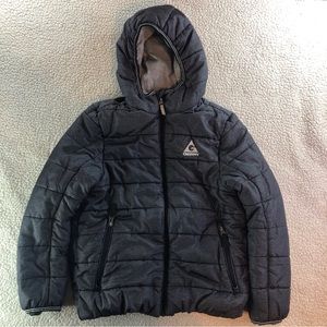 Gerry Youth Full Zip Gray Size 8 Medium Hooded Puffer Jacket